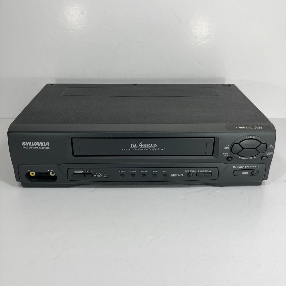 Sylvania 6240VA VCR Video Cassette Recorder VHS Tape Player No Remote READ‎